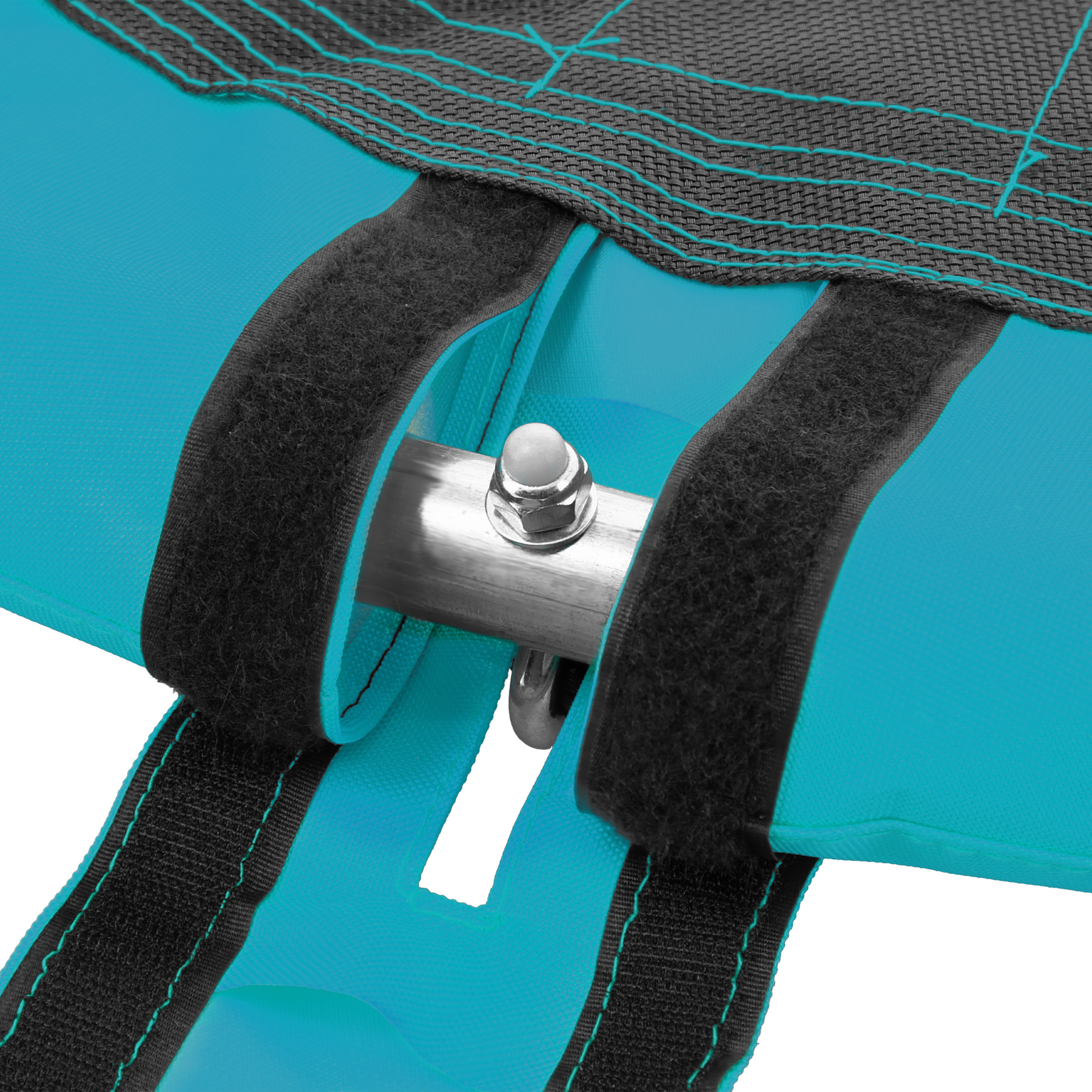 Stork's nest hanging swing Ø100 cm turquoise - NILS