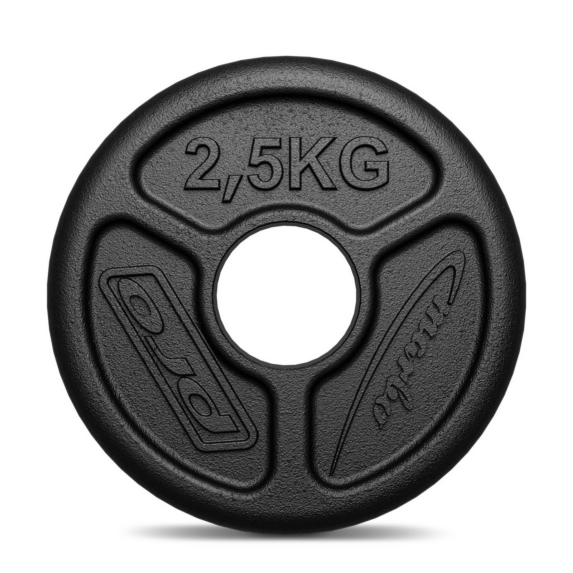 Zátěžový plech Olympia z litiny 2,5 kg s vrtáním ø51 mm MW-O2I5-OLI - Marbo Sport