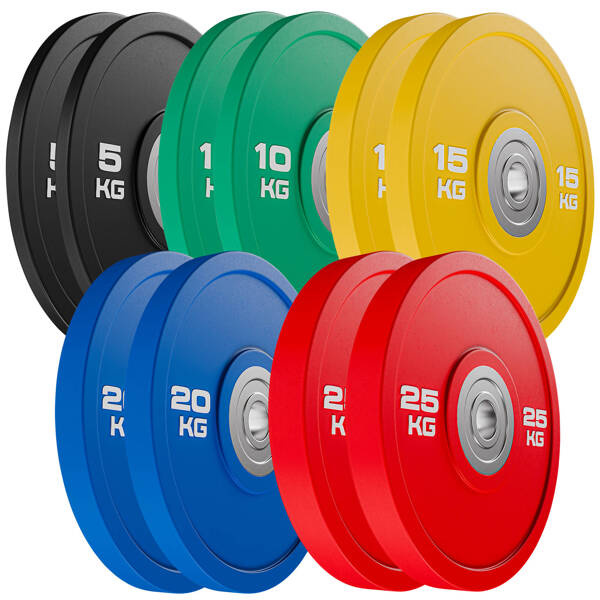 Sada polyuretanových (PU) bumper kotoučů 150 kg – UpForm