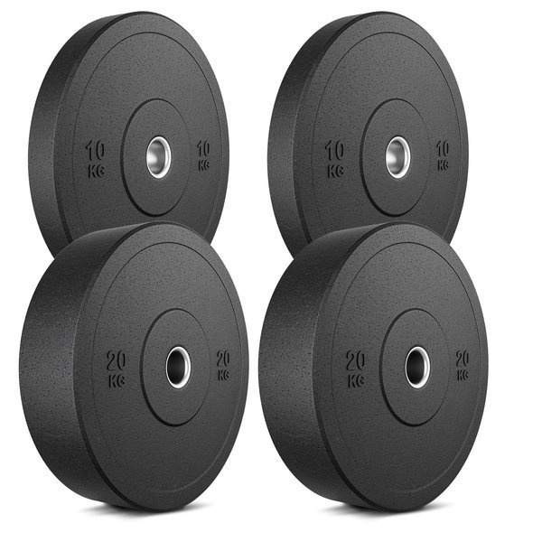 MW-Bumper - sada celokovových závaží - 60 kg / 2 x 20 kg + 2 x 10 kg - Marbo Sport