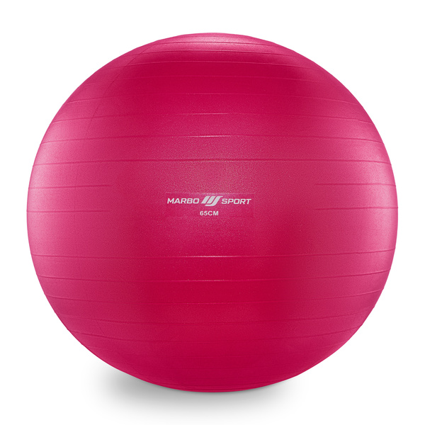 Gymnastický míč 65 cm růžový Marbo Sport