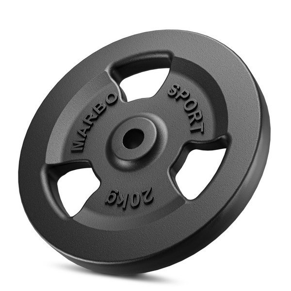 Litinový závaží 20 kg s vrtáním ø31 mm MW-O20-kier - Marbo Sport