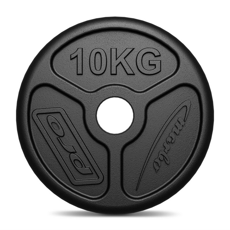 Zátěžový plech Olympia z litiny 10 kg s vrtáním ø51 mm MW-O10-OLI - Marbo Sport