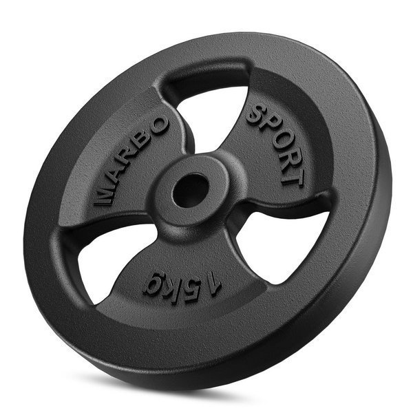 Litinový závaží 15 kg s vrtáním ø31 mm MW-O15-kier - Marbo Sport