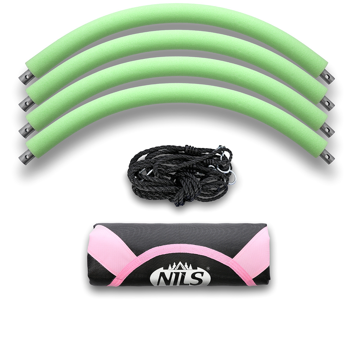 Stork's nest hanging swing Ø100 cm PINK - NILS