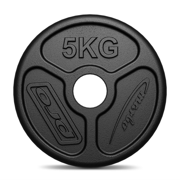 Zátěžový plech Olympia z litiny 5 kg s vrtáním ø51 mm MW-O5-OLI - Marbo Sport