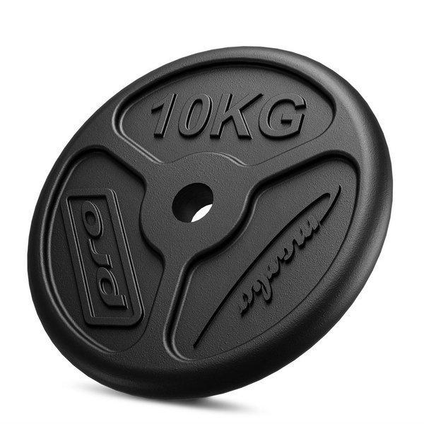 Litinová zátěžová deska slim 10 kg s vrtáním ø31 mm MW-O10-slim-Marbo Sport