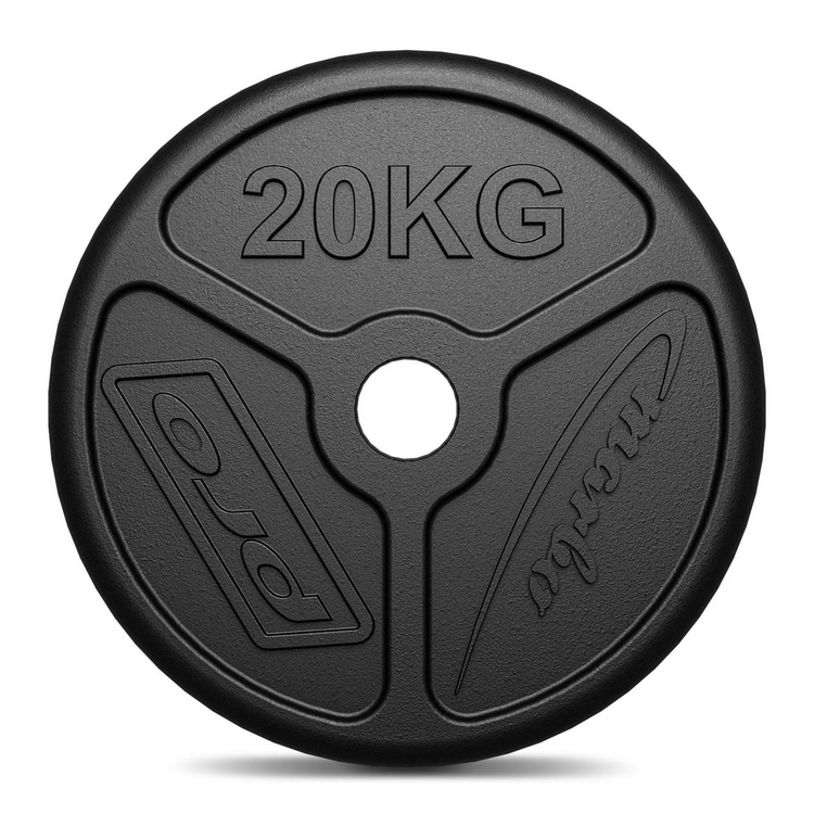 Zátěžový plech Olympia z litiny 20 kg s vrtáním ø51 mm MW-O20-OLI - Marbo Sport