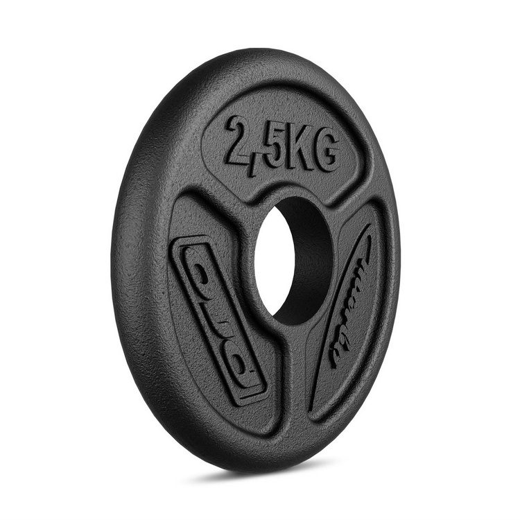 Zátěžový plech Olympia z litiny 2,5 kg s vrtáním ø51 mm MW-O2I5-OLI - Marbo Sport