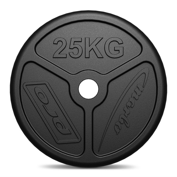 Zátěžový plech Olympia z litiny 25 kg s vrtáním ø51 mm MW-O25-OLI - Marbo Sport