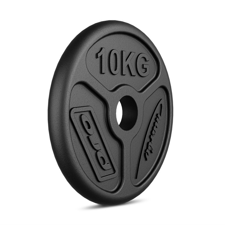 Zátěžový plech Olympia z litiny 10 kg s vrtáním ø51 mm MW-O10-OLI - Marbo Sport