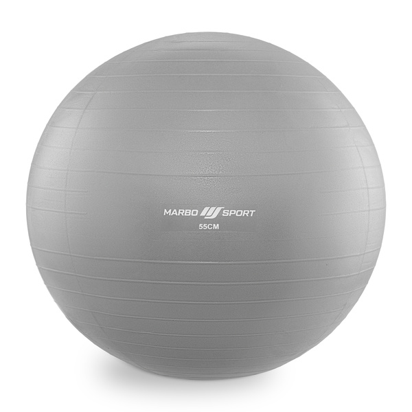 Gymnastický míč 55 cm šedý Marbo Sport