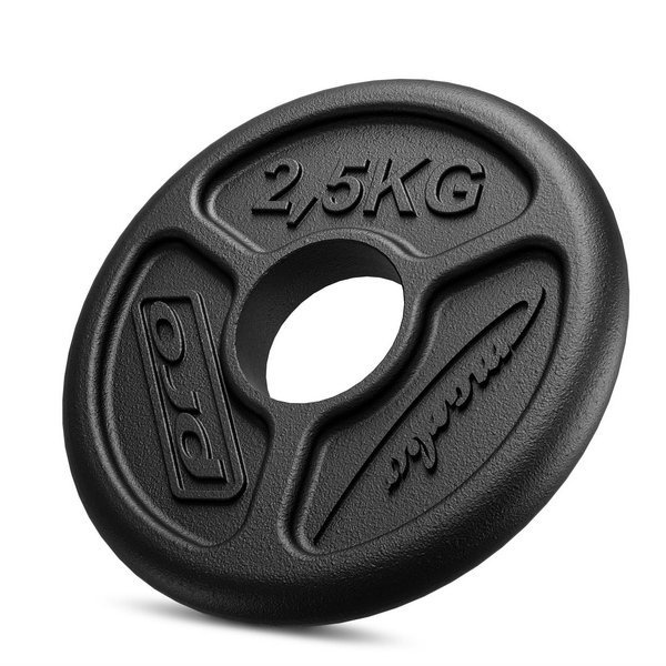 Zátěžový plech Olympia z litiny 2,5 kg s vrtáním ø51 mm MW-O2I5-OLI - Marbo Sport