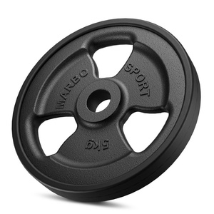 Pogumovaný závaží z litiny 5 kg s otvorem ø31 mm MW-O5G-kier - Marbo Sport