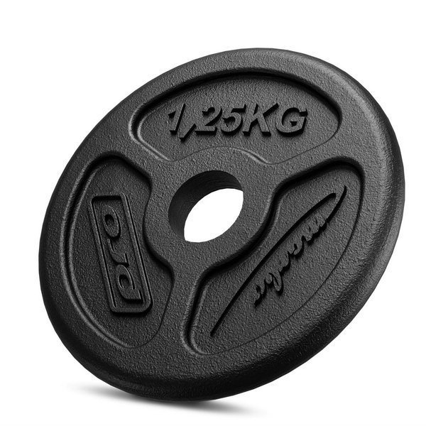 Litinová zátěžová deska slim 1,25 kg s vrtáním ø31 mm MW-O1,25-slim-Marbo Sport