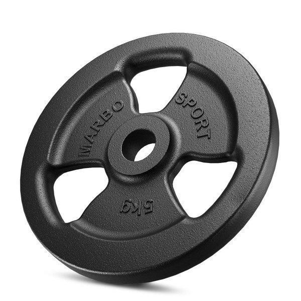 Litinový závaží 5 kg s vrtáním ø31 mm MW-O5-kier - Marbo Sport