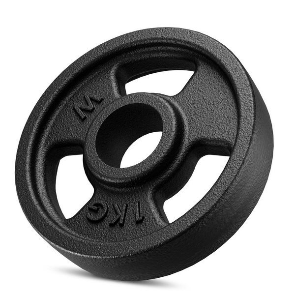 Litinový závaží 1 kg s vrtáním ø31 mm MW-O1-kier - Marbo Sport