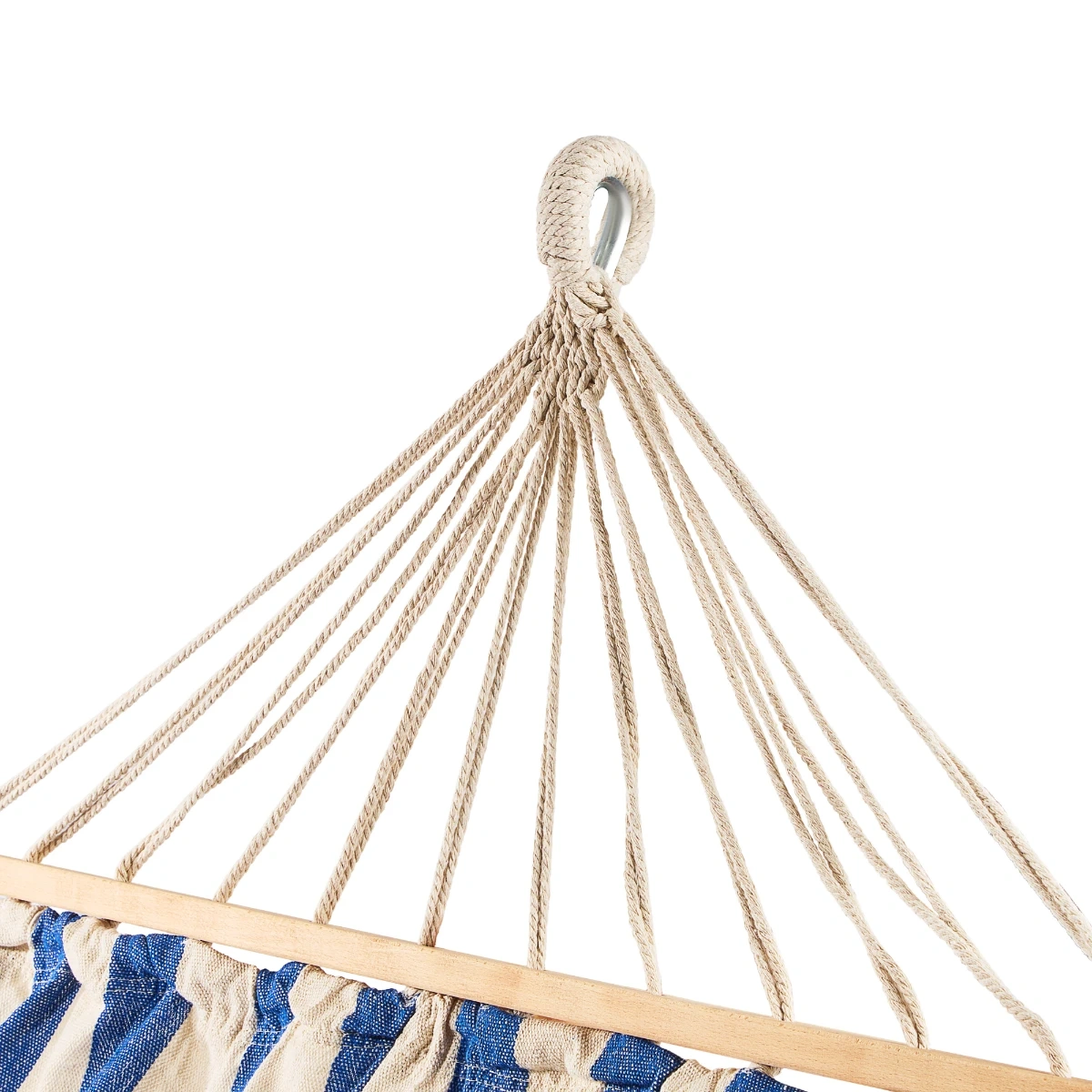 Zahradní houpací síť s dřevěnou rozpěrnou tyčí 290 x 125 cm - Marbo Sport