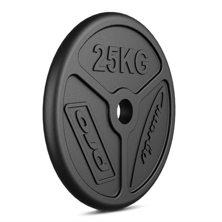 Zátěžový plech Olympia z litiny 25 kg s vrtáním ø51 mm MW-O25-OLI - Marbo Sport
