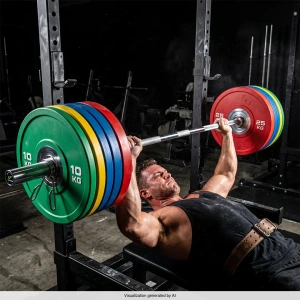 Sada polyuretanových (PU) bumper kotoučů 150 kg – UpForm