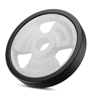 Pogumovaný závaží z litiny 2,5 kg s otvorem ø31 mm MW-O2-5G-kier - Marbo Sport