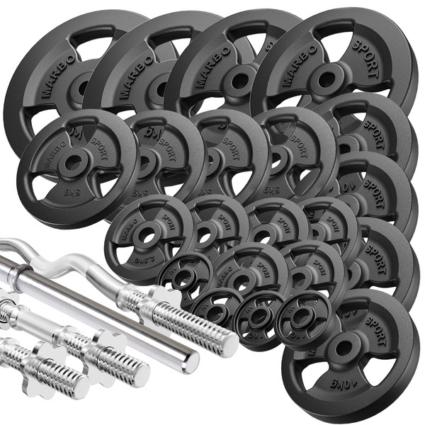 Zátěžové tyče Sada závaží Tri-Grip 172 kg - Marbo Sport