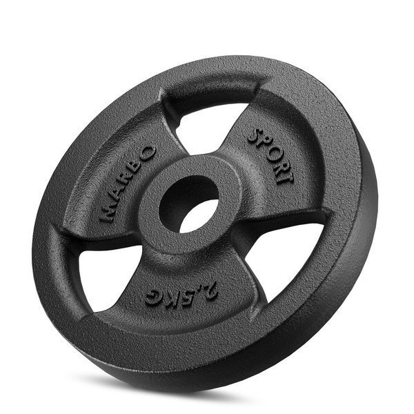 Litinový závaží 2,5 kg s vrtáním ø31 mm MW-O2,5-kier - Marbo Sport